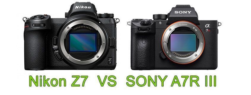 Comparativa Nikon Z7 vs Sony A7R III
