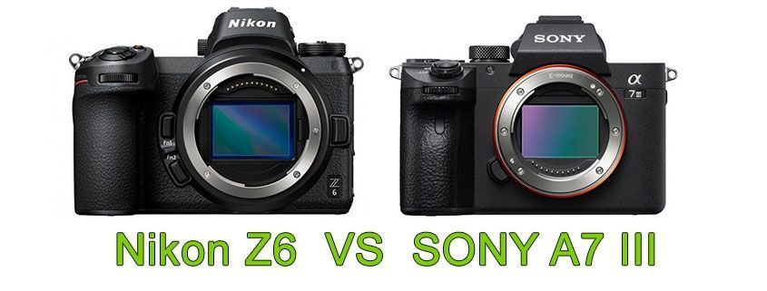 Comparativa Nikon Z6 Sony A7 III